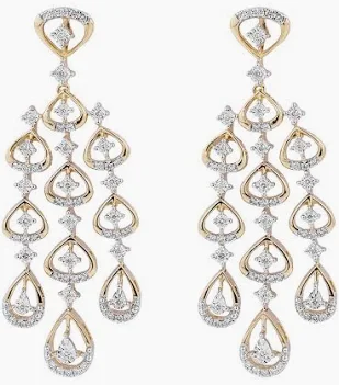 Chandelier Gold Earrings